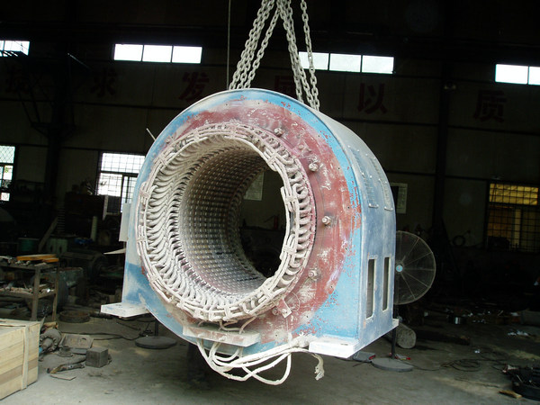 3550kw電機(jī)維修現(xiàn)場