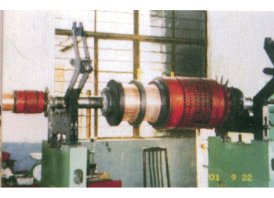 2500KW電機(jī)維修現(xiàn)場